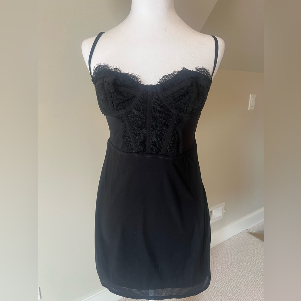 Black Urban Decay slip dress size medium NWT